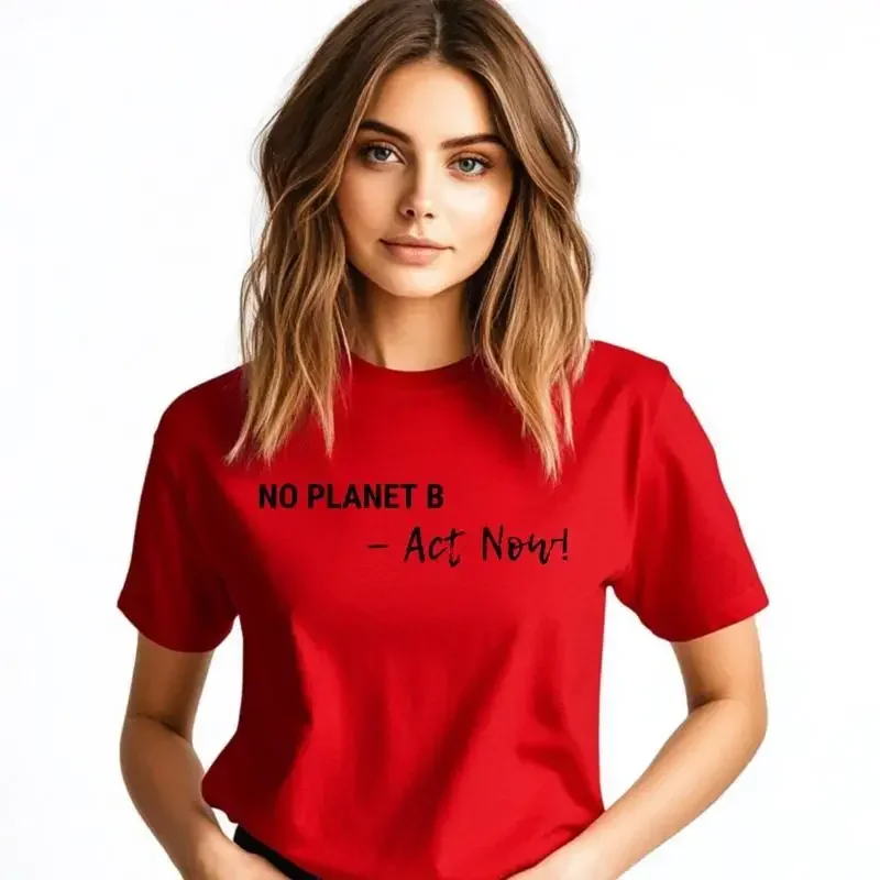 No Planet B Act Now T Shirt Eco ActivisT Climate Change Protest Earth Day Environmental Statement Top