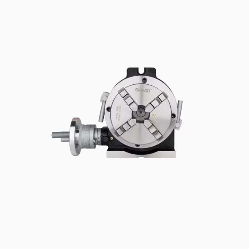 5 Inch Dividing Head 100MM 4 Jaw Chuck Universal Indexing Head - Set For CNC Milling Machine