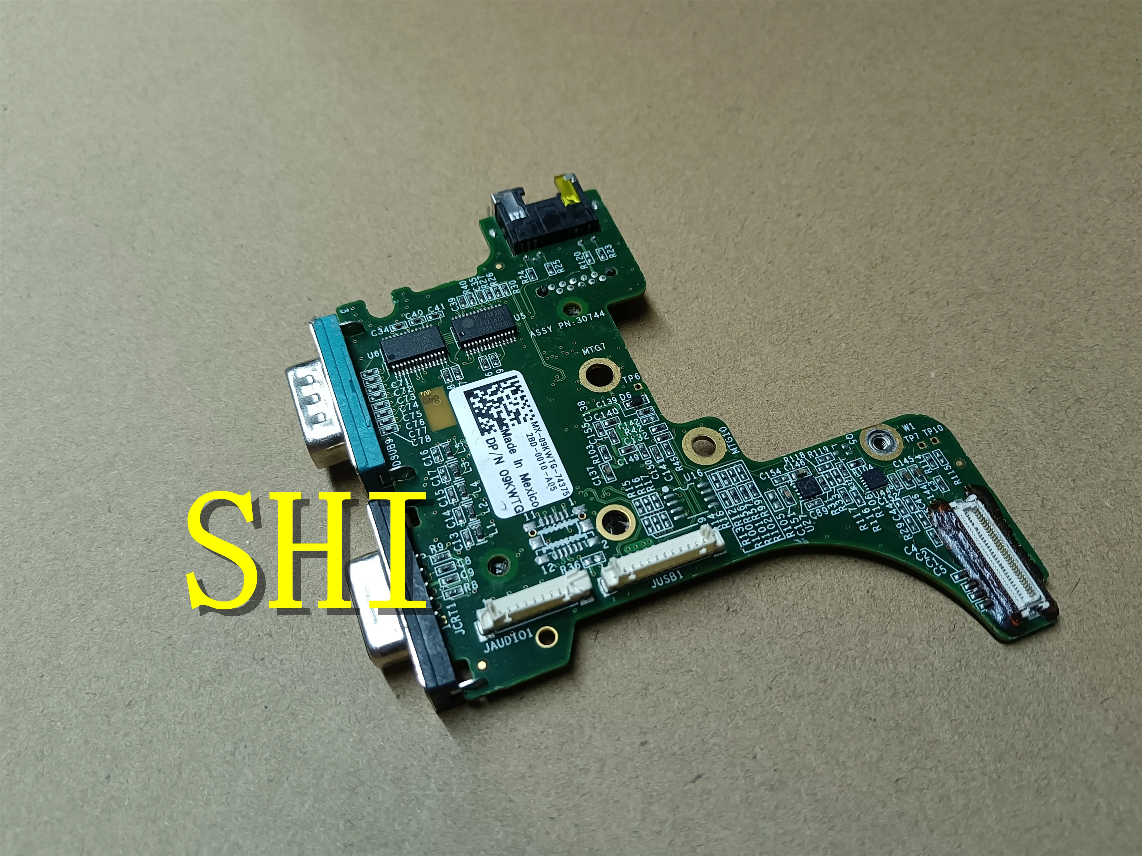 FÜR Dell Original 9KWTG FÜR Latitude Ethernet VGA Board 09KWTG ASSY PN:390744 freies verschiffen