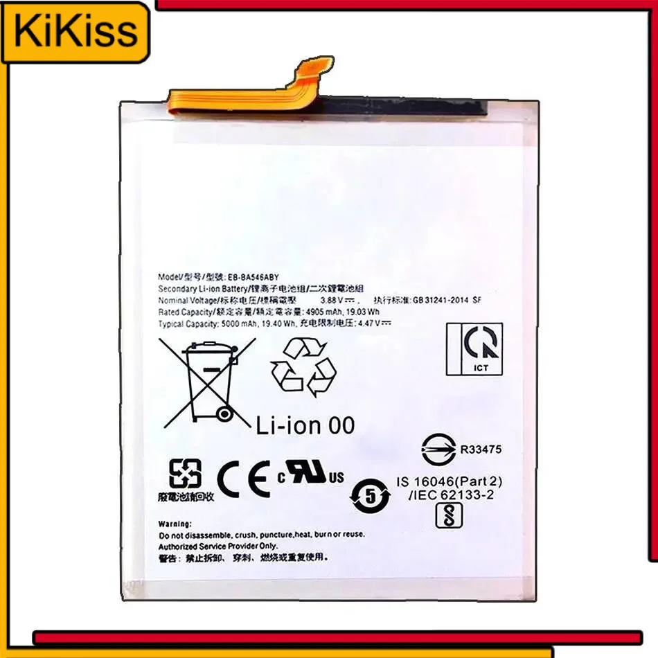 

EB-BA546ABY Mobile Phone Battery 5000Mah For Samsung Galaxy A54 5G A546 A34 A346 Long-Lasting Performance
