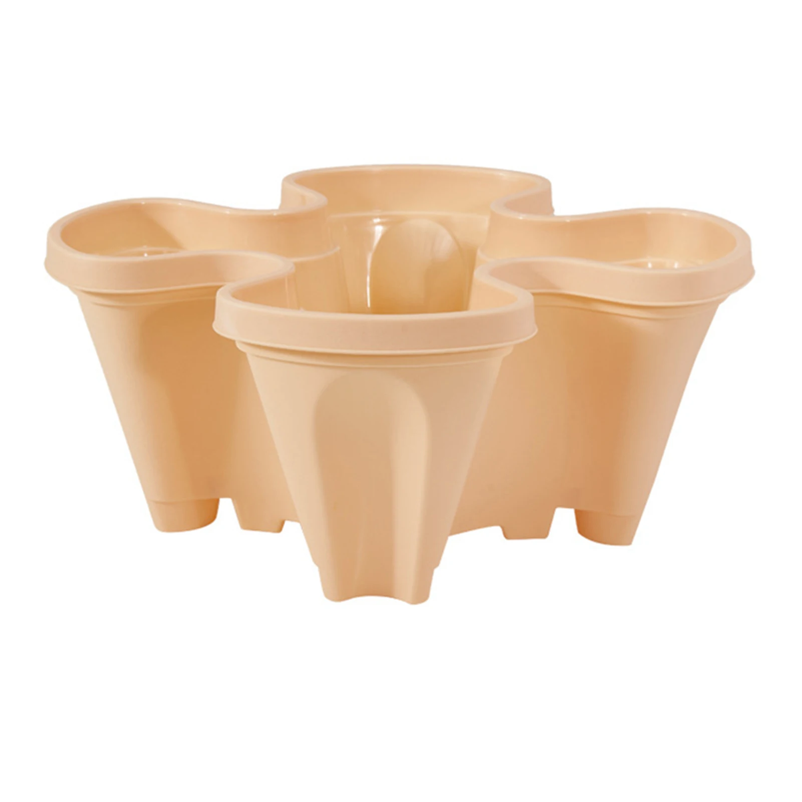 

Stack-Up Type Stereoscopic Flower Pot Plastic Stackable Vertical Flower Plant Pot For Garden Home