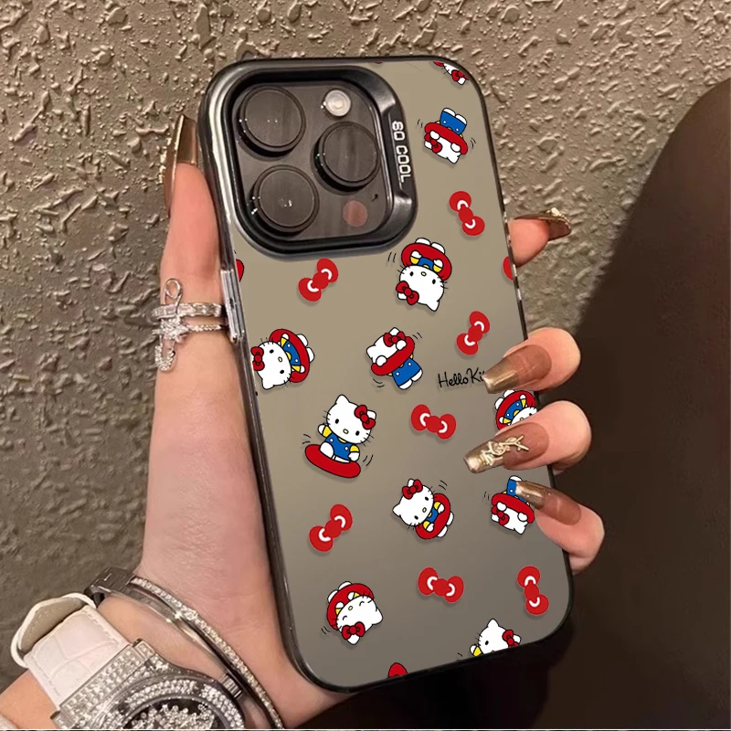 Funda roja encantadora Hello Kitty mate para Xiaomi Redmi Note 12 14 13 11 Pro Plus 4G 5G 12S 11S 10S 10 9 9S 12C 13C 14C A3 A4