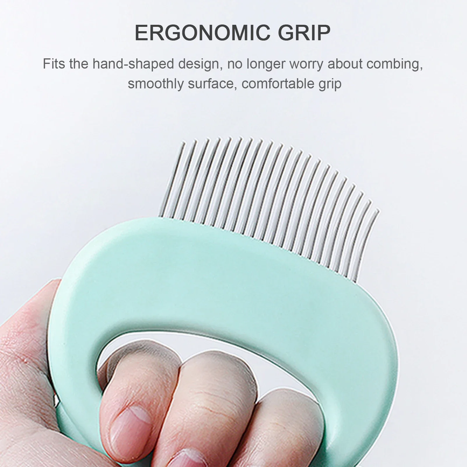 Cat Dog Cute Shell Shape Hair Comb Deshedding Dematting Brush Tangles Removal Comb Pet Cleaning Grooming Tool