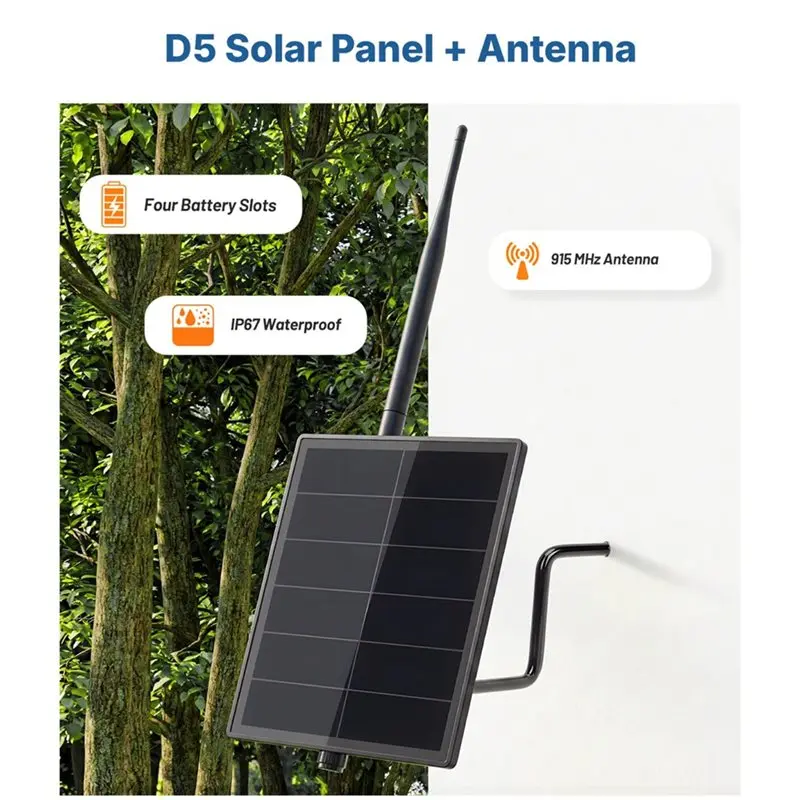 AB33-Lora 32 V4 And Wifi 18650 Battery Powered 5W Solar Lora Node Kit Waterproof Support Meshtastic Meshcore 915Mhz