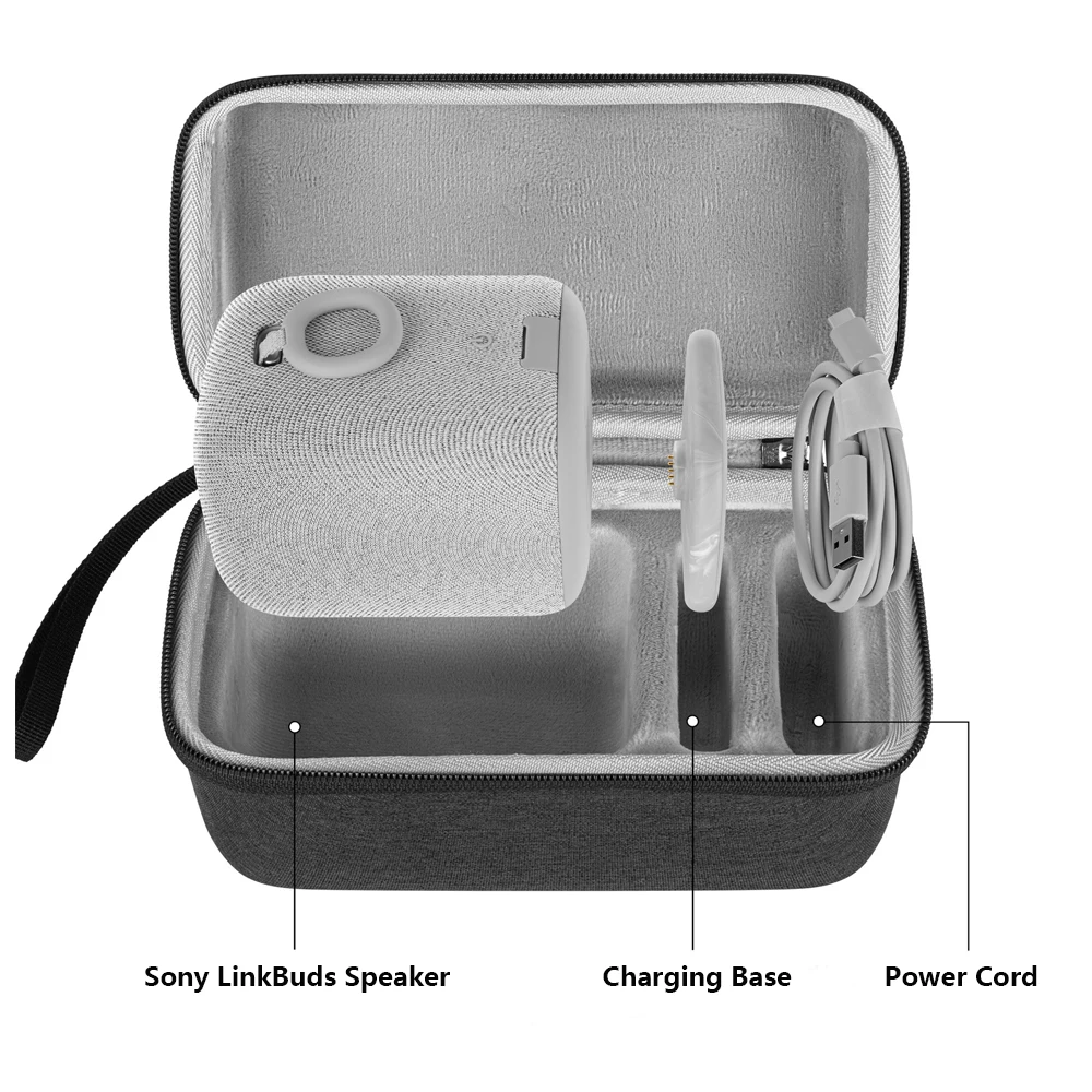 

Speaker Organizer Bag Suitable for Sony LinkBuds Speaker Protective Case for Sony Bluetooth Audio Drop Protection
