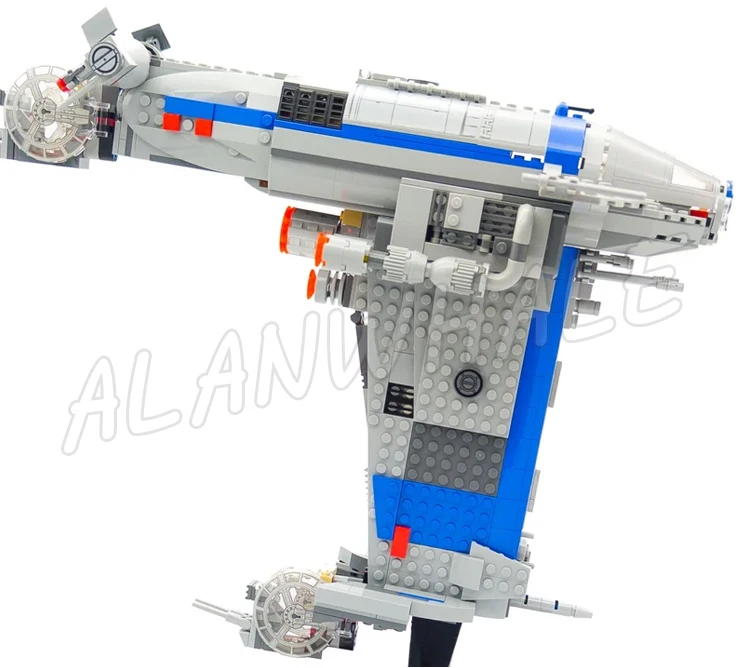 873pcs Star Plan Resistance Bomber Starship Button-activated Release Function 10914 Building Blocks Toy Compatible With Model