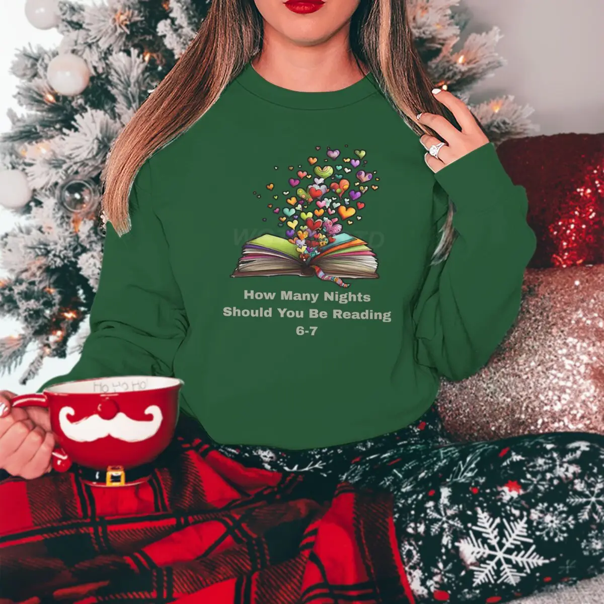 كتب القلب البلوز كتاب عاشق مكتبة القارئ 6 7 الميمات طباعة بلايز طويلة الأكمام ستة سبعة الميمات الأدبية الفكاهة سترة #4