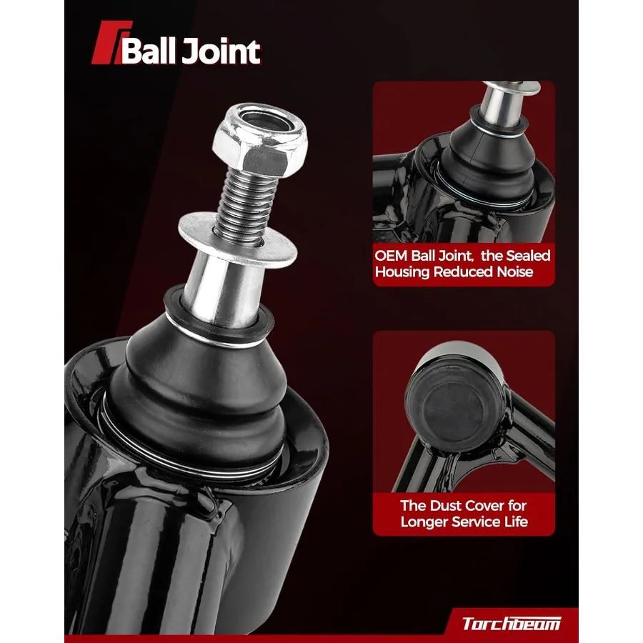 フロント左下右コントロールアーム、ボールジョイントアセンブリ付きサスペンションキット交換用、2010-2017年式シボレー・エクイノックス、GMC・テラ用