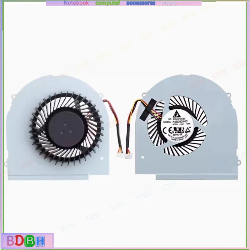 Laptop CPU Cooling Fan for Lenovo Y580 Y580M Y580N Y580NT 580A Y580P KSB0805HC 4 PIN Notebook cpu cooler fan controller heatsink