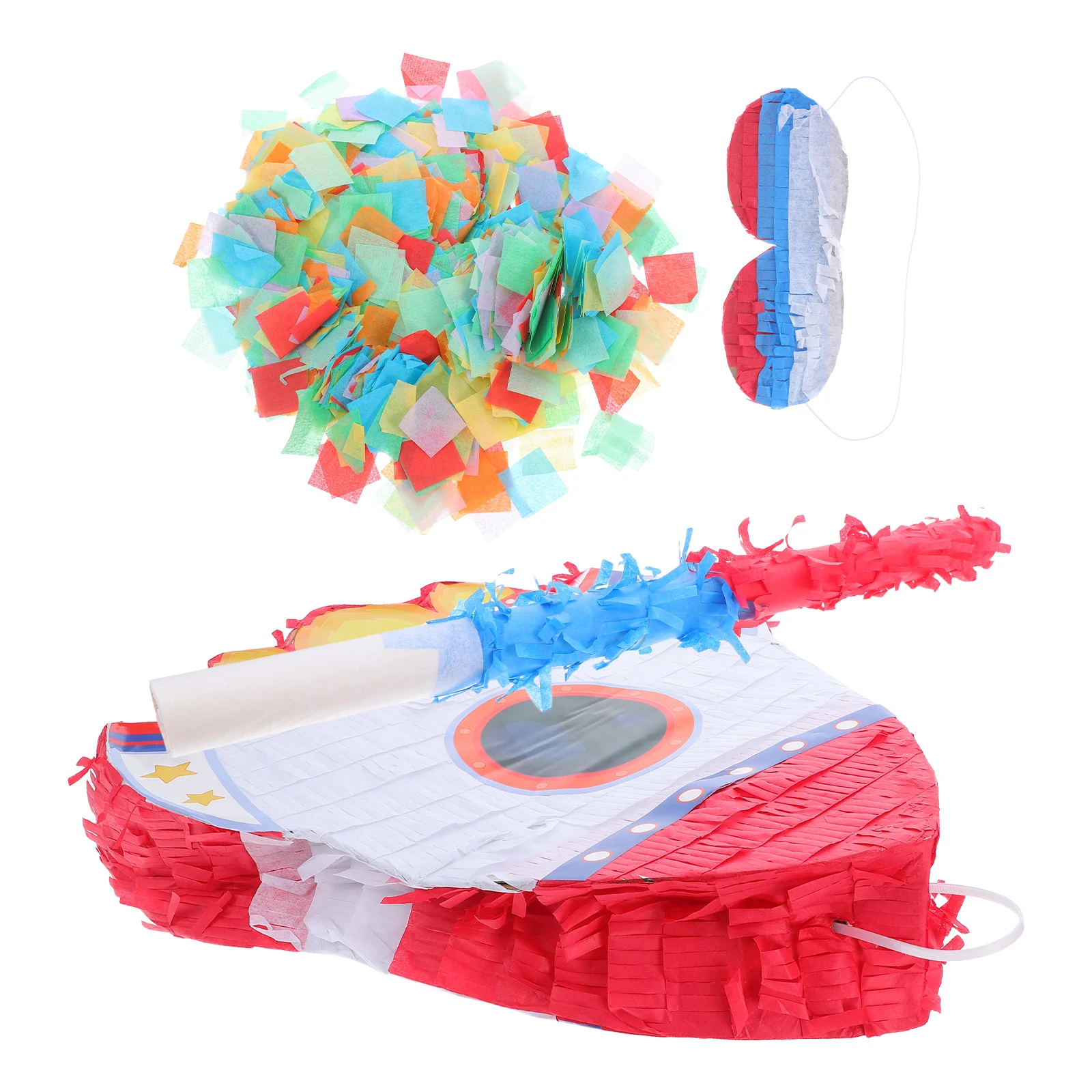

Rocket Pinata Birthday Decorations Astronaut Cake Party Games for Kids Toy Baby