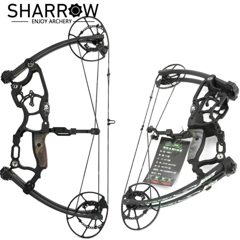 

Archery Compound Bow 50-75lbs IBO 330-340FPS Adjustable Pulley Bow,Right/Left Hand Target Shooting Hunting Bow Arrow Accessories