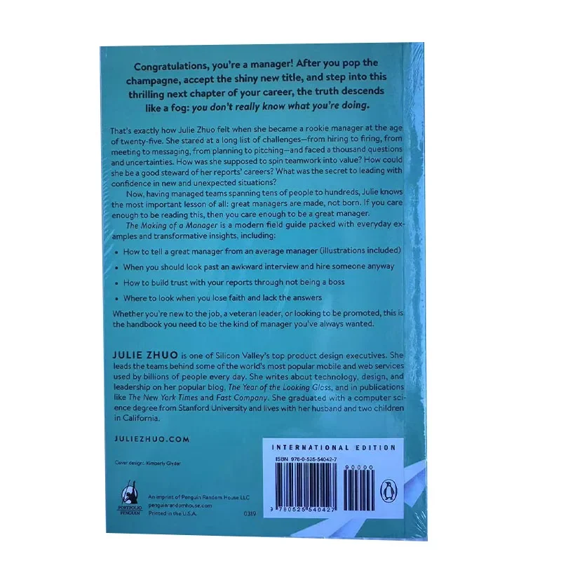 Imagem -02 - The Making of a Manager-byjulie Zhuo Gestão Econômica Estratégia em Inglês Livros