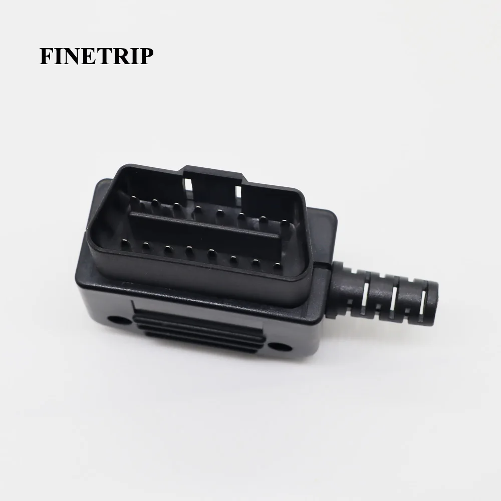 Save 12v 24v Truck Car Accessories J1962 Universal OBDII 16 Pin/Way/Hole Male Female OBD2 Automotive Connector Wire Plug Socket