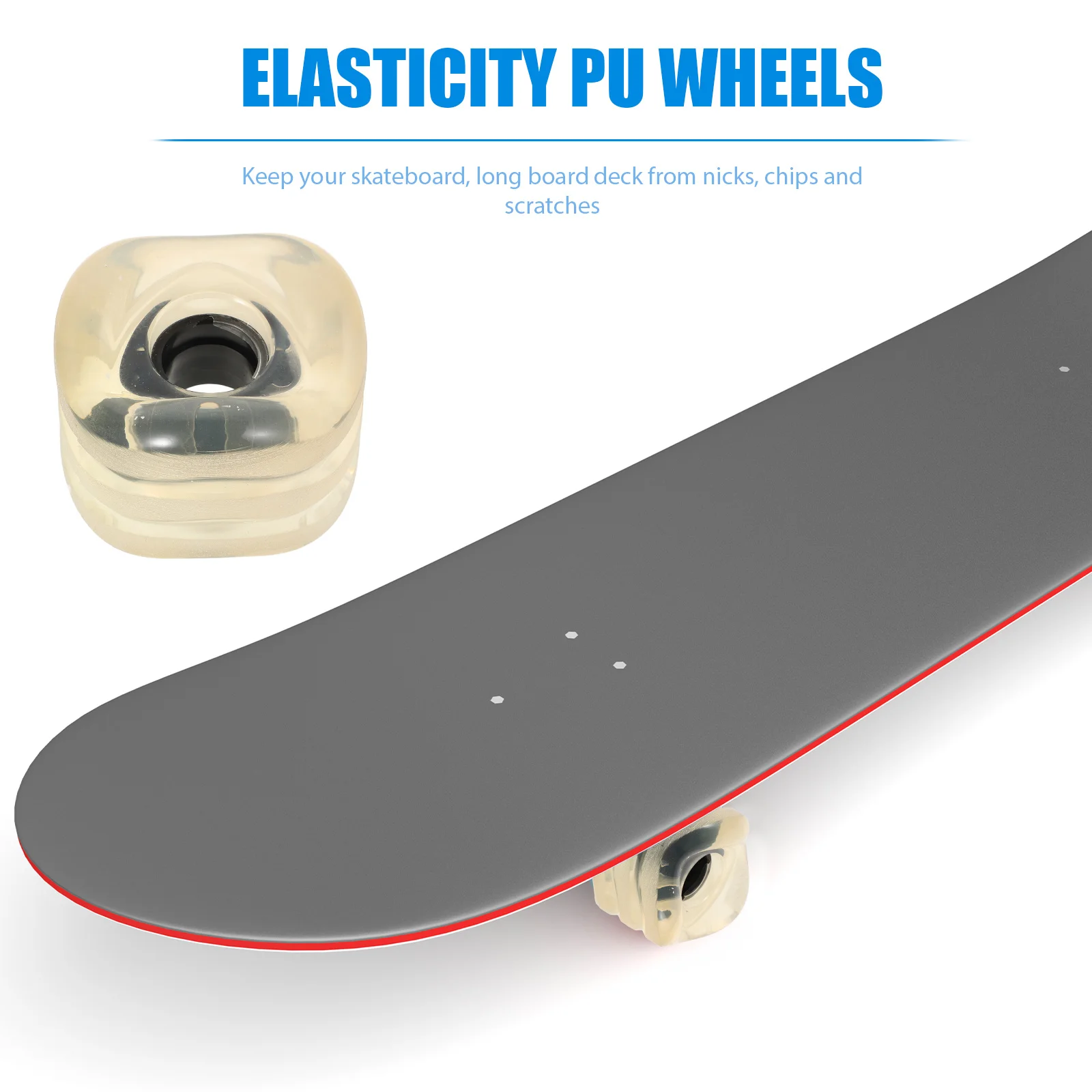 5pcs 5 Pieces Skateboard Scooter Replacement Wheel Cruiser Wheels Dance Electric Skateboards Pulleys Fish