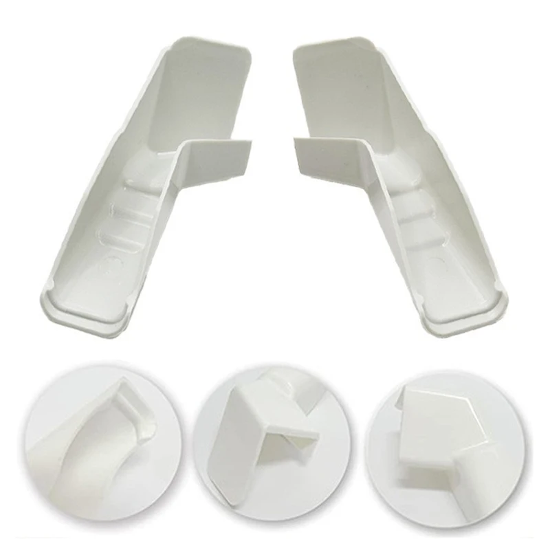 10Pcs RV Roof Rainwater Drainage Outlet Pilot Gutters Roof Drainage Channel Extender For Caravan Motorhome Exterior Accessory