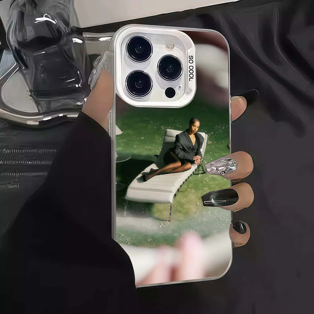 Coque de protection couleur IMD pour iPhone 12, 11 13, 14, 15, 17, Max Pro Plus, Mini, chanteur e-ella Mai, vous avez toujours me l'aimer