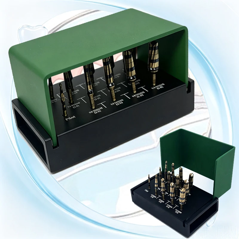13pcs Dental Implant Osseodensification Burs Drill Set Maxillary Sinus Lift Precision Kit