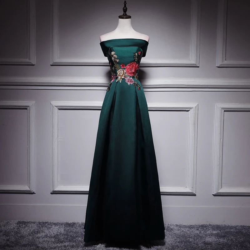 

Ele Long Evening Gown One oulder Sle for Ladies Lady Formal Ball Performance Dr Classic Aosphere