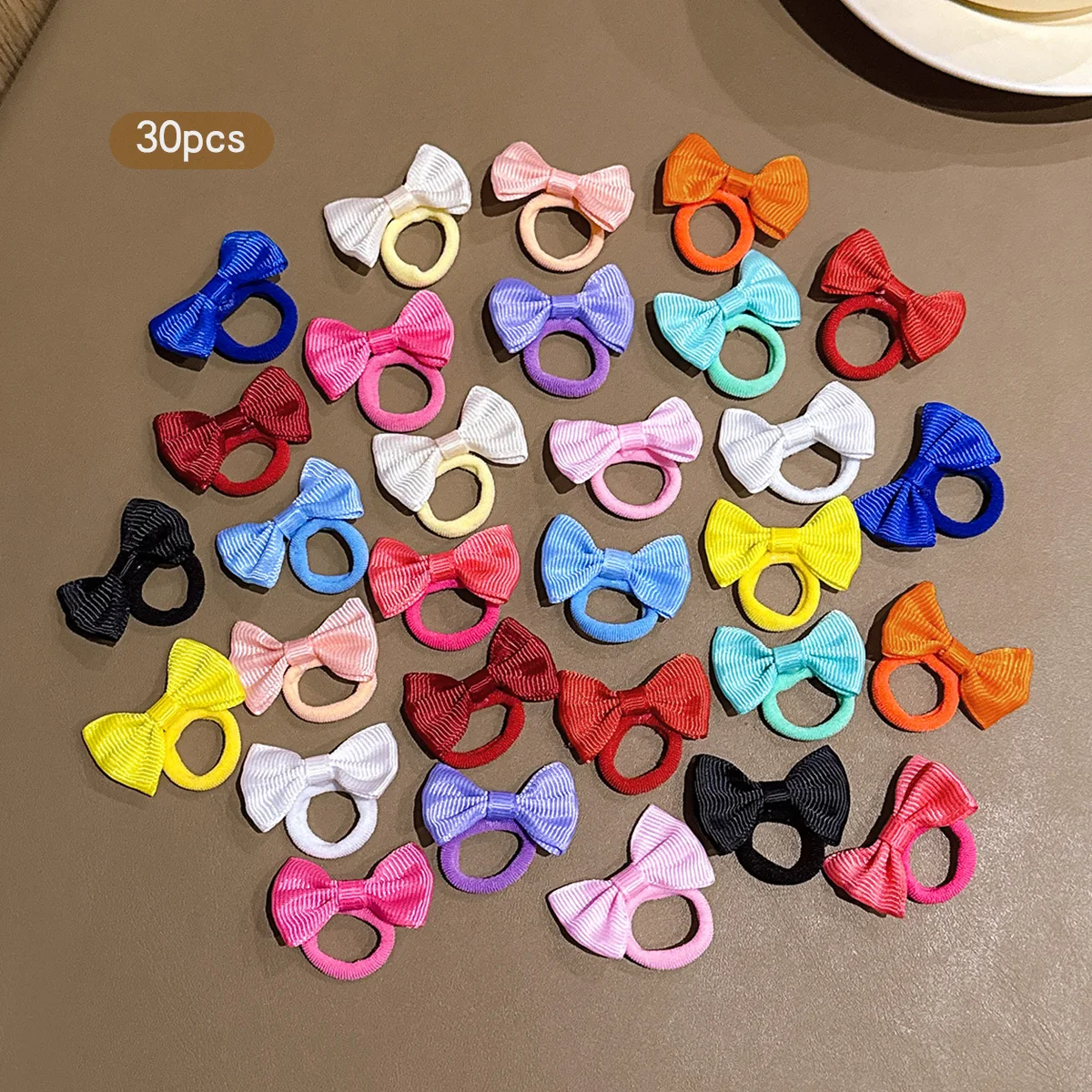 30 attaches pour cheveux colorées avec des couleurs aléatoires, adaptées aux accessoires de tous les jours