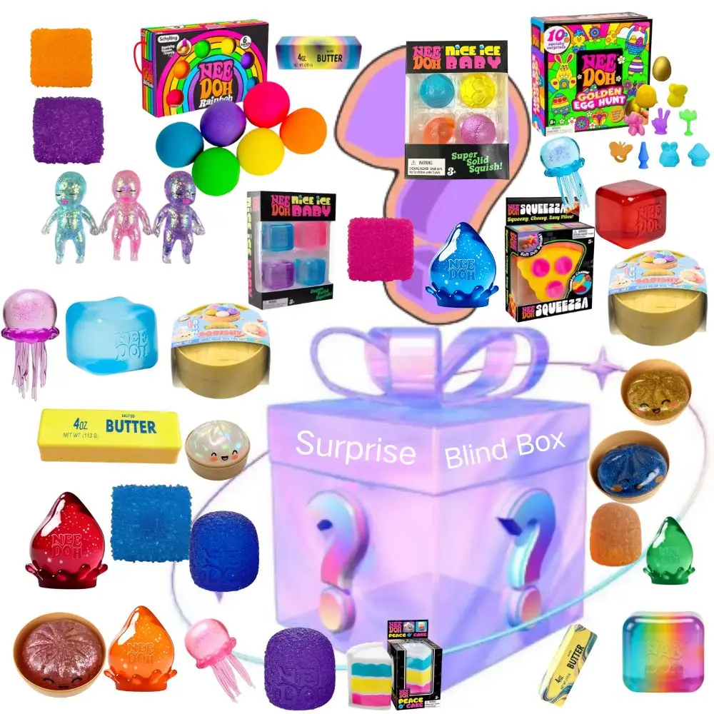 Série de boîtes mystères sensorielles tendance, jouet mignon à remontée lente aléatoire, balles anti-stress à collectionner, cadeaux surprise pour amis