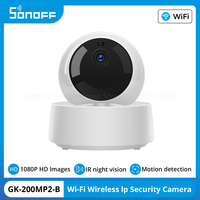 SONOFF GK-200MP2-B 1080P HD Wi-Fi Wireless IP Security Camera Cloud Storage 360° Viewing Angle IR Night Vision Via eWeLink APP