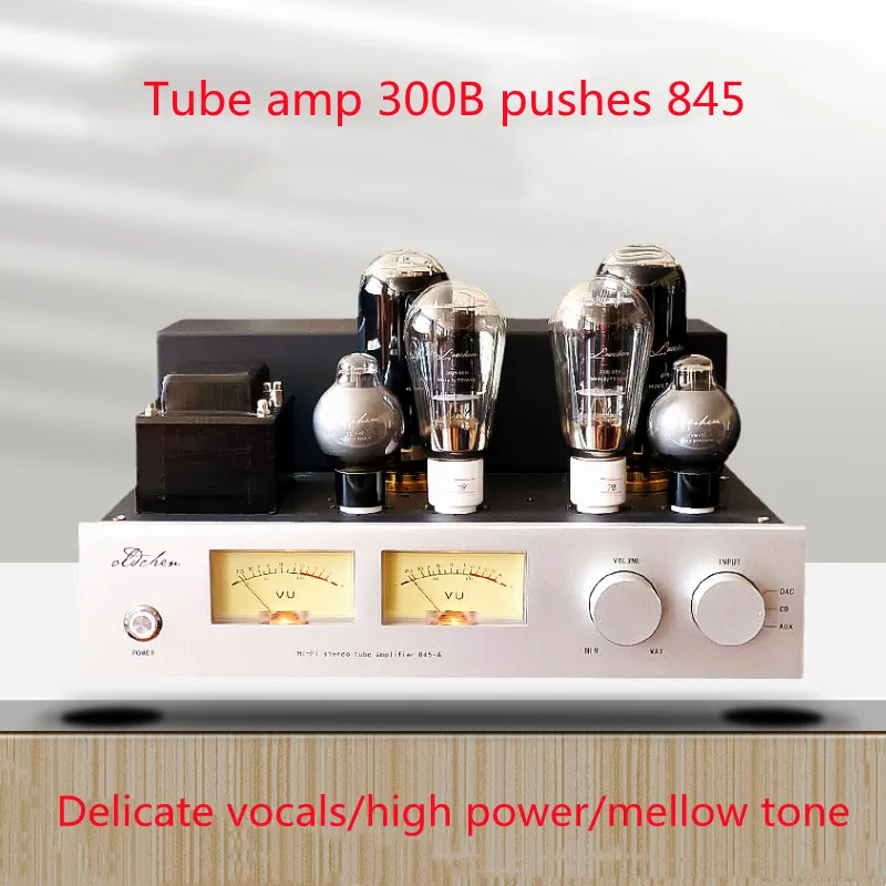 

New tube amplifier 300B pushes 845 high-power 20W x 2 class A single-ended pure tube amplifier HIFI tube amplifier