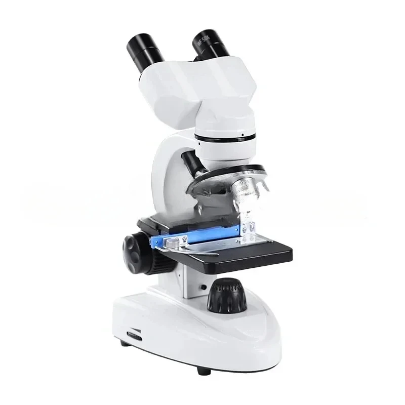 AmScope 40X-2500X LED Lab Binocular Compound Microscope with 3D-Stage B120C