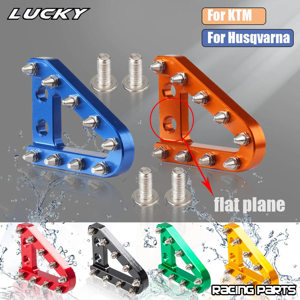 Motorcycle CNC Rear Brake Pedal Step Plate Tip For KTM SX SXF XC XCF XCW XCFW EXC EXCF For Husqvarna TC TE FC FE 125-530 2014