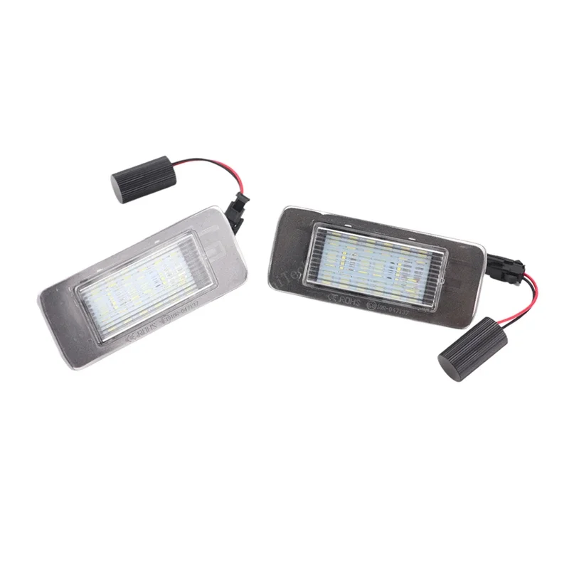 2x Canbus LED Number License Plate Light Lamp For Opel Astra J Sports Tourer J 2010-2015 Zafira Tourer C 2011-2016