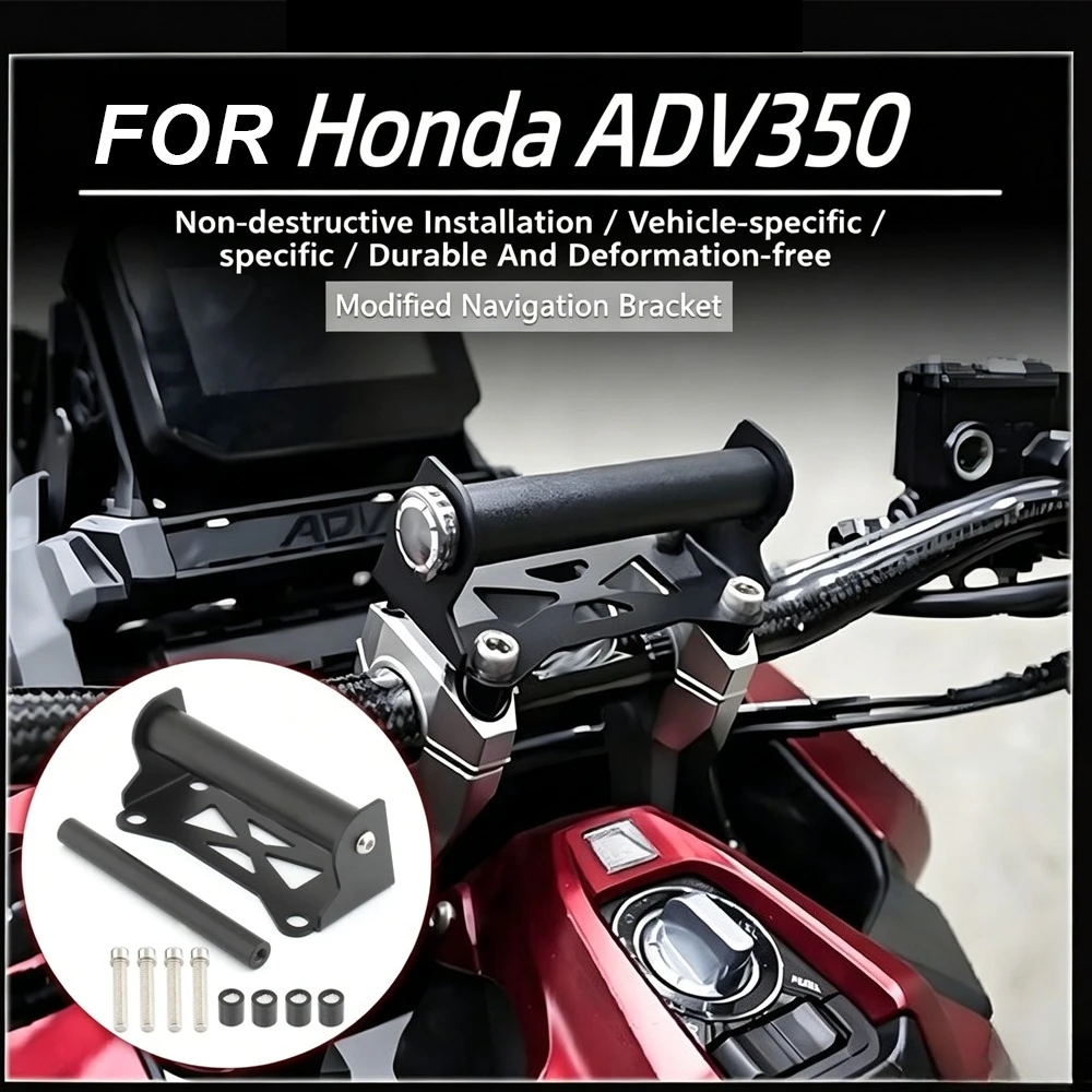 

For HONDA ADV 350 ADV350 2022 2023 2024 2025 2026 Motorcycle Phone Holder Stand GPS Navigation Plate Bracket