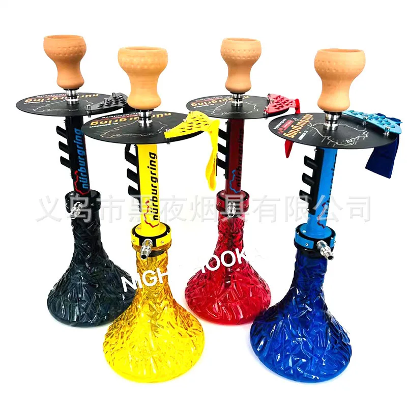 

Arab Russian Metal Glass Neubergring ELBOMBER Smoking Accessories Hookah Set With Bottle Tube Bowl