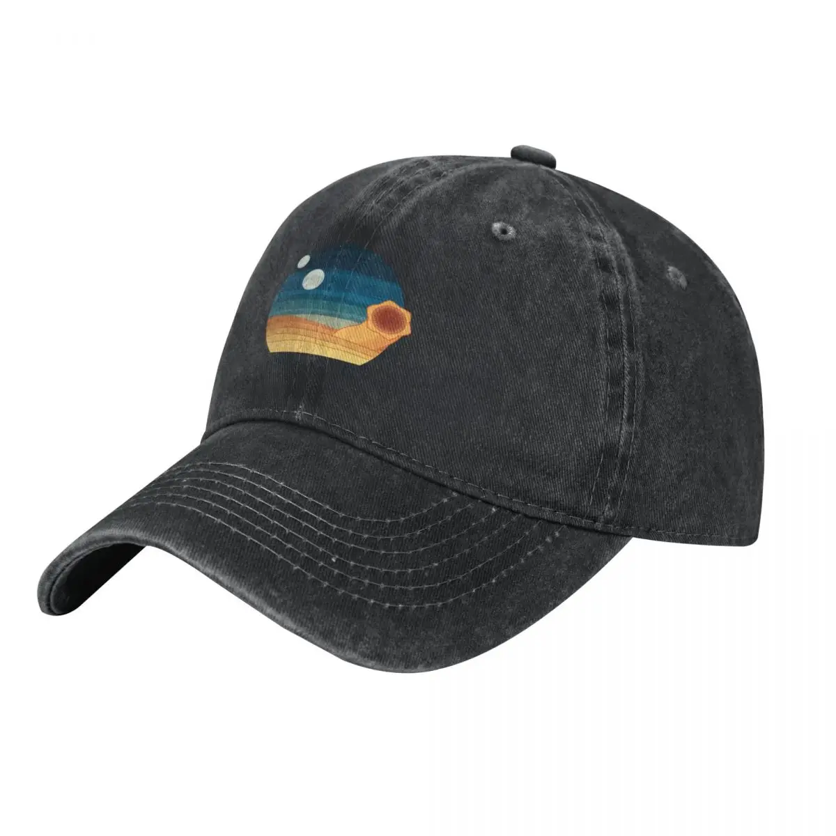 Dune Arrakis Sandworm and Desert Moons (light backgrounds) Baseball Cap Golf Cap Wild Ball Hat Mens Caps Women's