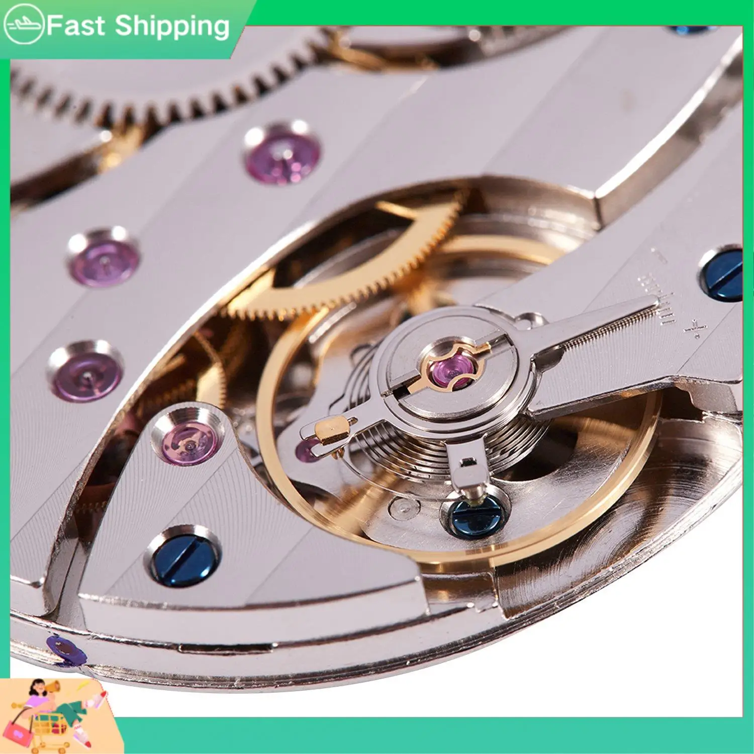 

Ручной механический механизм 6497, небольшой триммер, часы 9 часов, аксессуары для часов с маленькими секундными стрелками-Tvdae