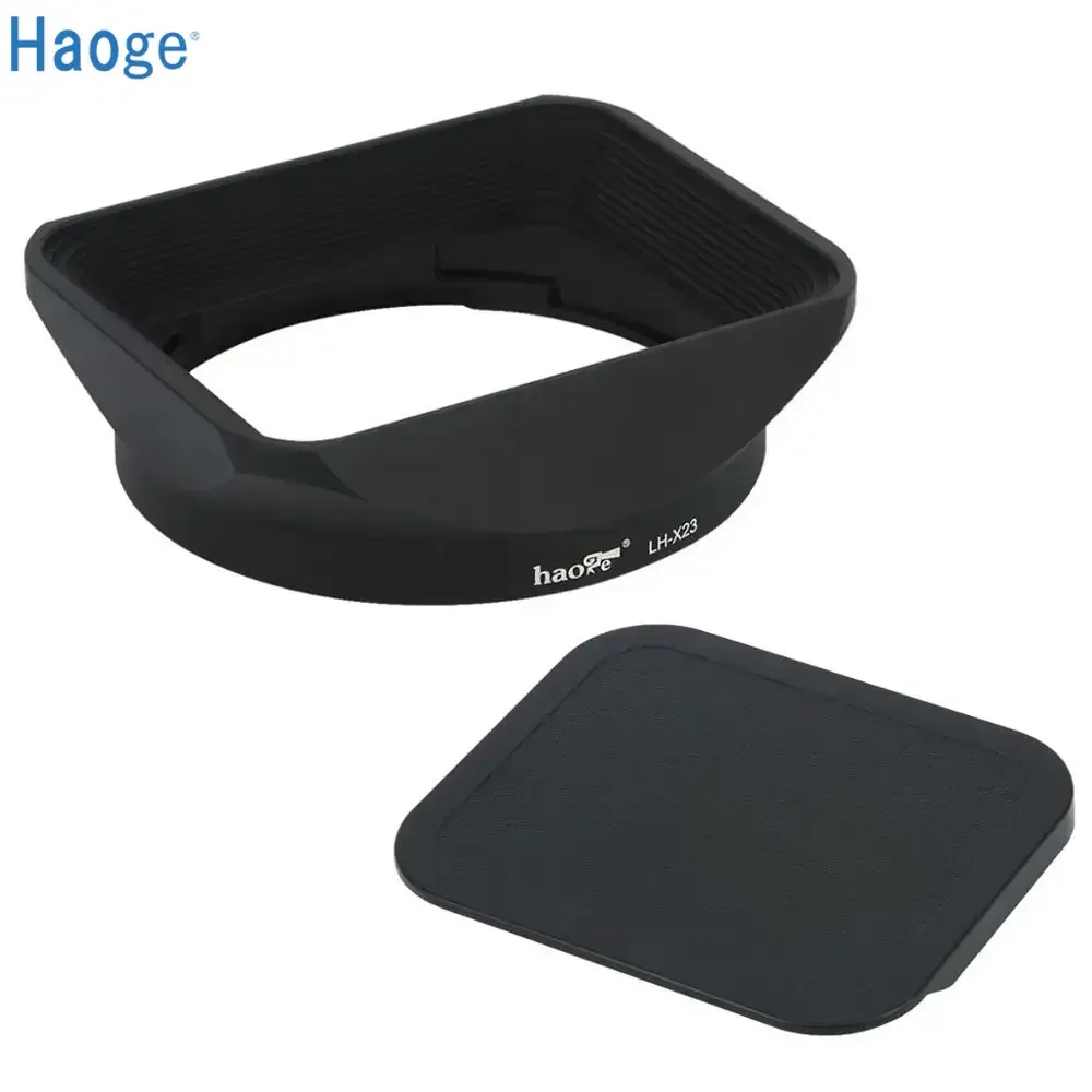 Haoge sombra de lente de metal para fujifilm, para xf 23mm f1.4 r xf56mm f1.2 xf 56mm/f1.2 apd