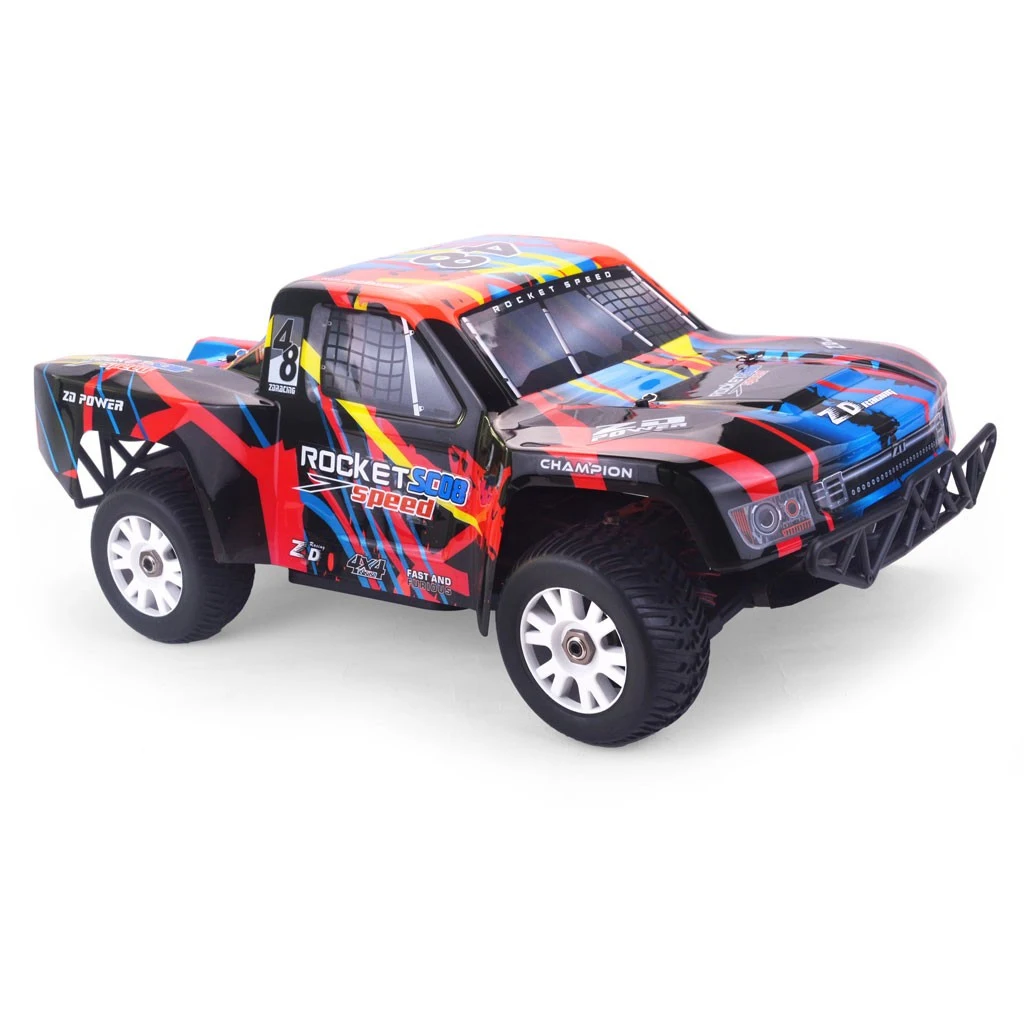 ZD Racing 08428 V2 1/8th Scale 4WD Brushless Electric Short Course Truck RTR CNC Aluminum Alloy Kit  80KM/H 2.4GHz 3CH Gift