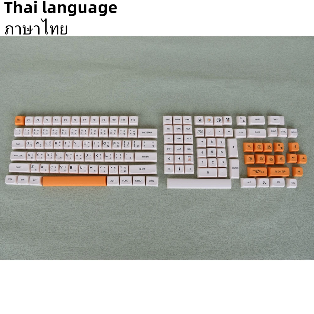 PBT Keycap XDA High Profile personalizzato russo giapponese coreano tailandese Key cap per tastiera meccanica da gioco per Cherry MX Switch