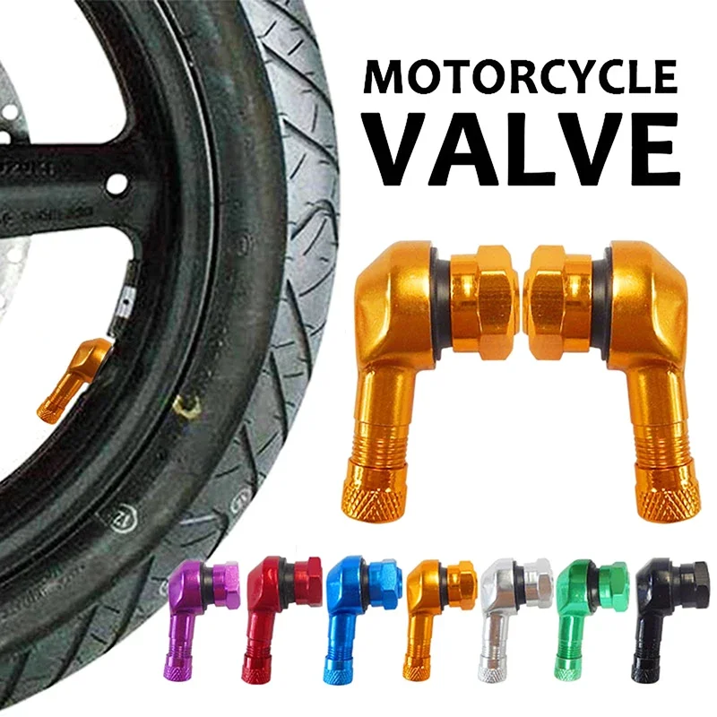 1Pc 90 度 CNC オートバイタイヤバルブステム 17 ミリメートルユニバーサル CNC アルミチューブレスバルブステム 10 色バルブキャップ