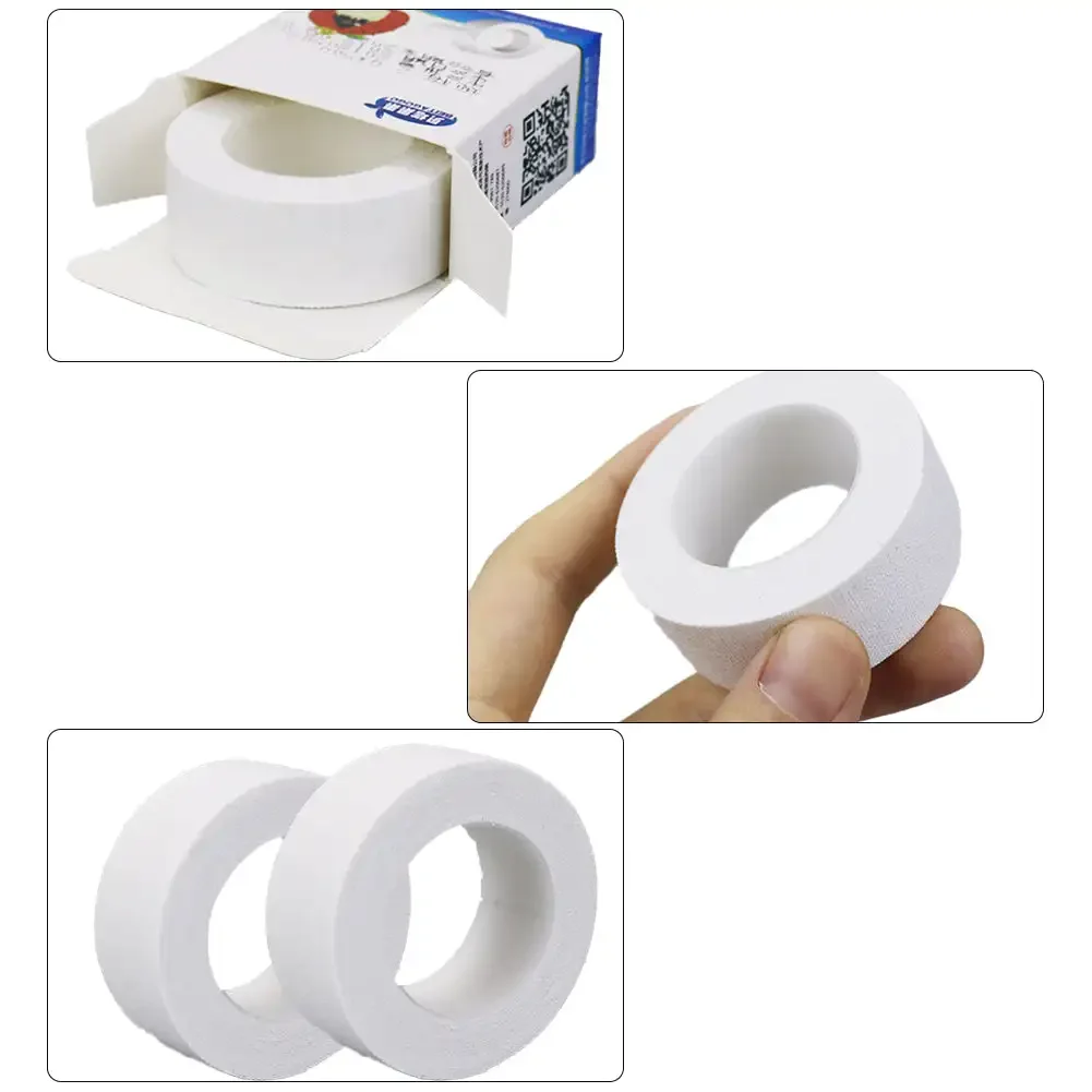 1Roll Cotton Medical Tape Strong Adhesive Low Allergy Comfortable Breathable Bandage Outdoor First Aid Products Baby Bandages