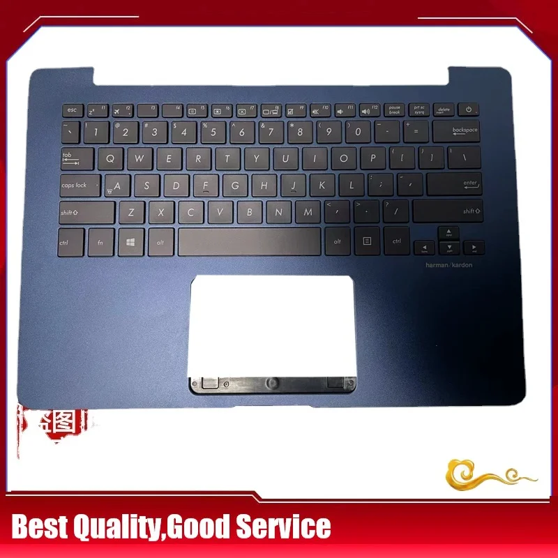 Imagem -03 - Yuebeisheng-us Palmrest do Teclado Tampa Superior Shell c Novo Órbita Asus Zenbook Ux430 Ux430ua Ux430uq U4100u