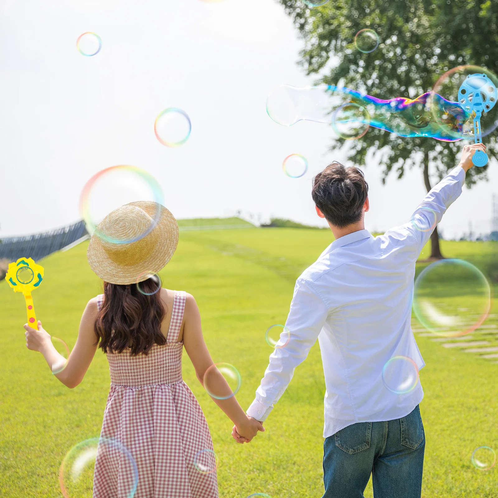 3 ensembles de bâtons à bulles pour savon, baguette légère, baguettes colorées, sécurité pour enfants