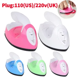 DIY Handheld Mini Iron Portable Electric Small Heat Press Iron Versatile Rapid Heating-Up for Hot Drilling Name Cloth Stickers