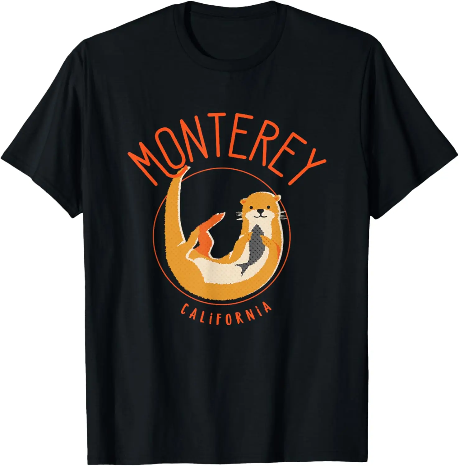 Monterey California Sea Otter design T-Shirt