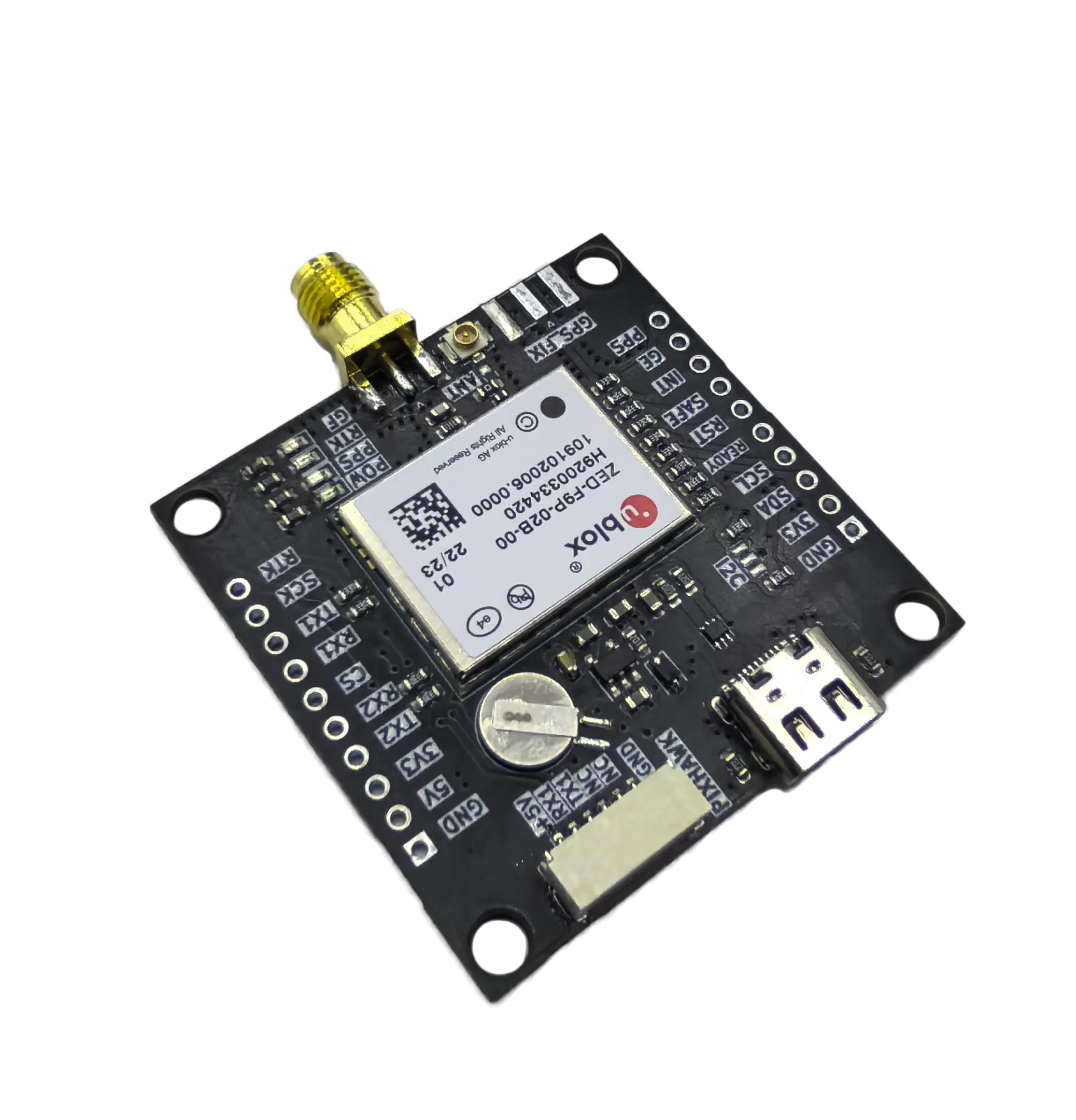 Entwickelt mit dem ZED F9P F9-Modul. Der RTK High Precision GNSS-Empfänger TOP Set GPS CHINA UART unterstützt TTL-Ausgang Landmodus