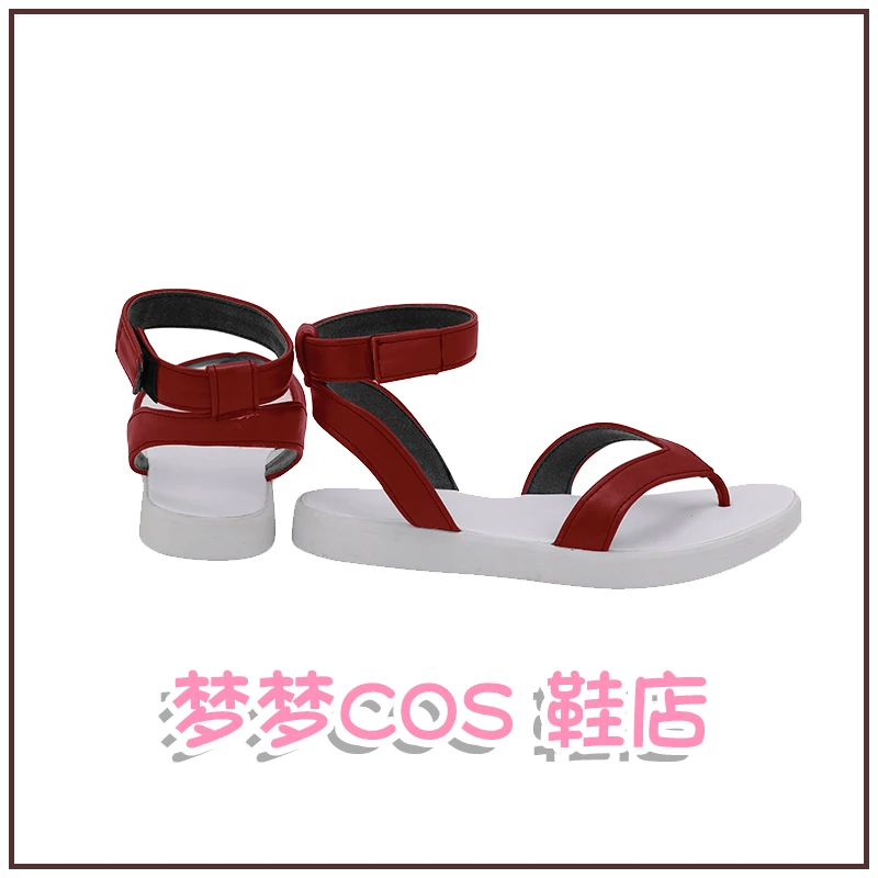 Anime Dämon Slayer Kamado Tanjirou Cosplay Schuhe Stiefel Halloween Karneval Nach Maß Sandalen