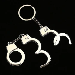 New Handcuffs Keychain Creative Punk Hiphop Pants Chain Waist Chain Men's Keychains Male Female Jewelry Accessories Gift Party