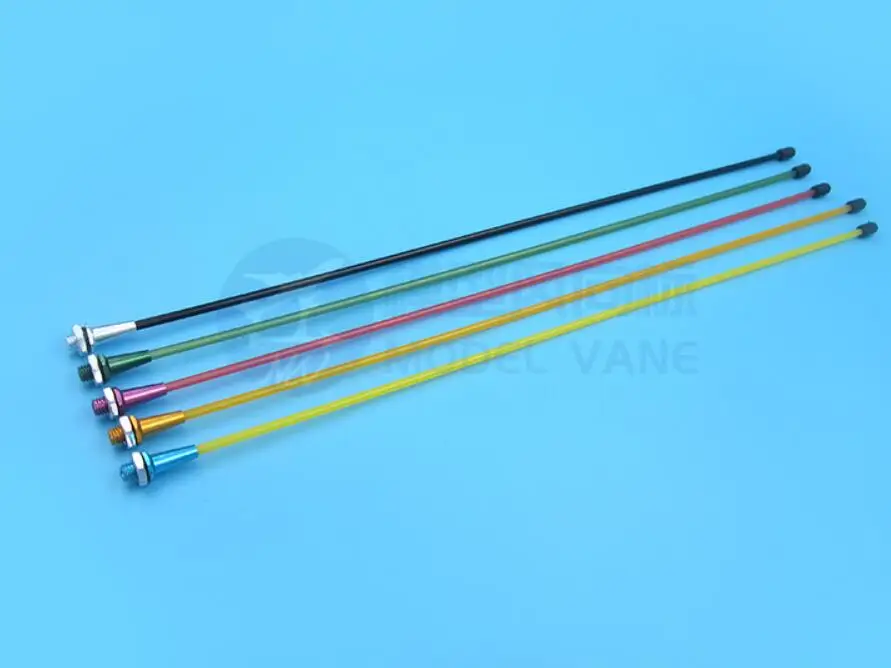 5pcs/lot Good Quality Rc Boat Colorful Universal Antenna Tube with Antenna base for RC Model Boat Car Antenna Assembly