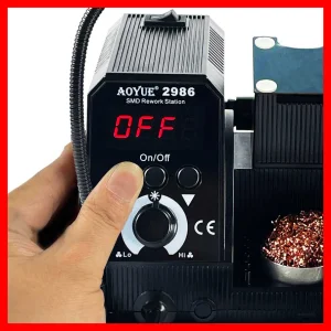 Soldering Station Aoyue 2986 Highpower Heating Element of The Welding Station ESD Welding Station Controlled By A Microprocessor