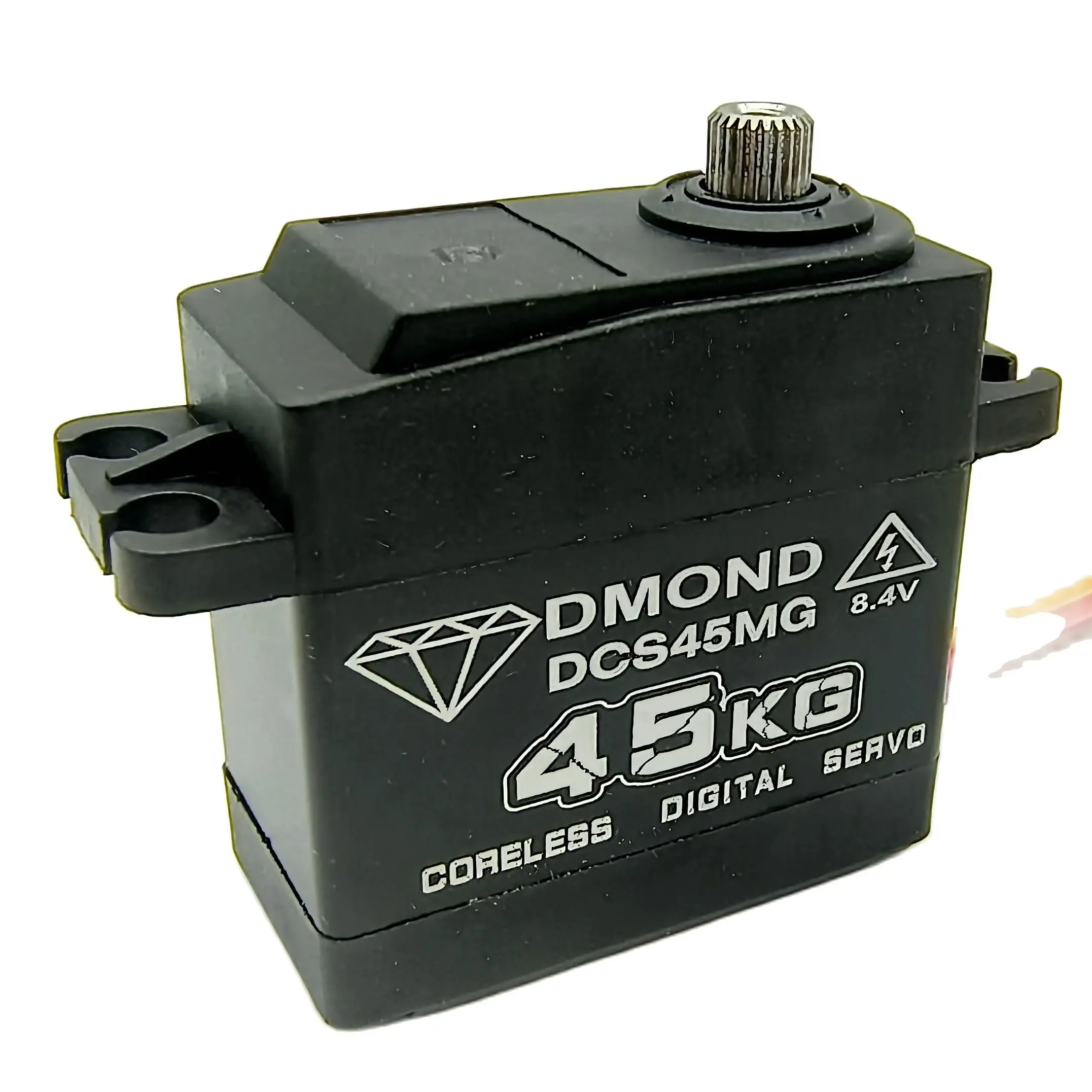 DMOND DCS45MG 45KG 0.1sec 8.4V middle aluminum case metal gear high torque digital coreless servo for 1/10 RC car plane robot