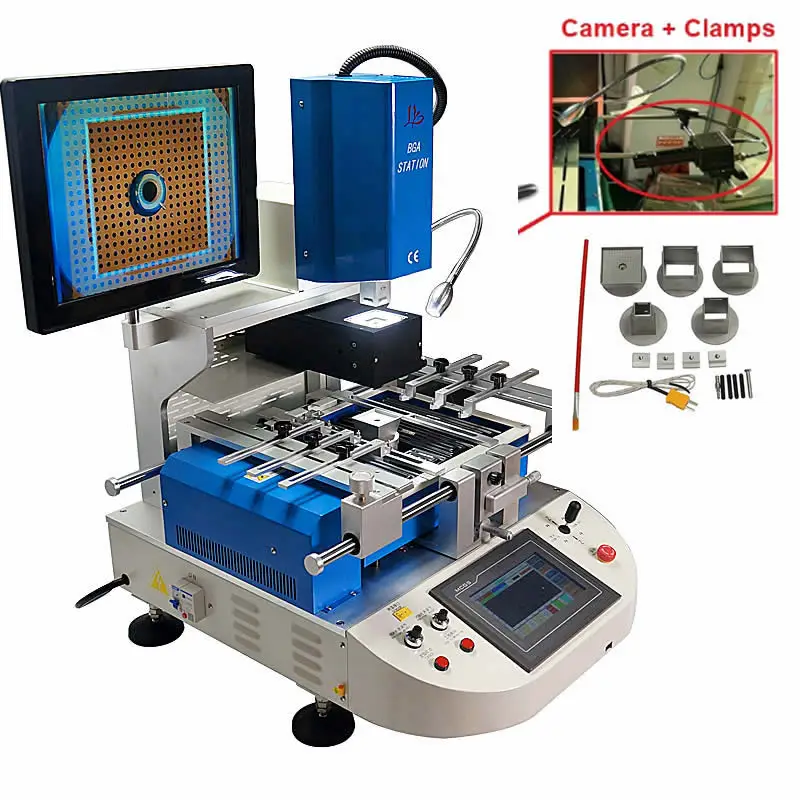 

Полуавтоматическая станция для BGA-пайки G720C, 5300 Вт, для ремонта чипов и пайки печатных плат, с дополнительной CCD-камерой