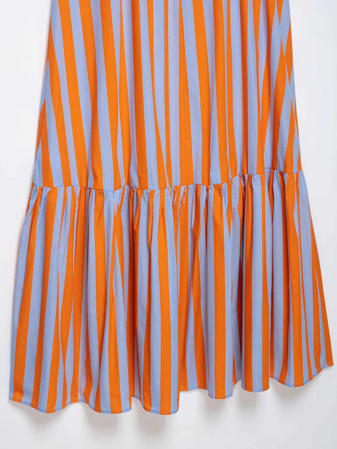 ZERAINS 2026 Herbstkollektion: Neues ärmelloses, gerades Damenkleid mit gestreiftem Trägerkleid im Lagenlook. – Detail 9